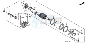 CB600FA UK - (E / MKH) drawing STARTING MOTOR