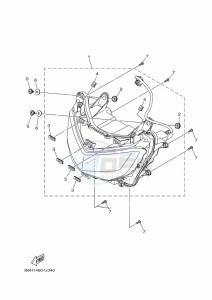 YP125RA XMAX 125 TECH MAX (B9Y3) drawing M. CYLINDER FOR DISK BRAKE