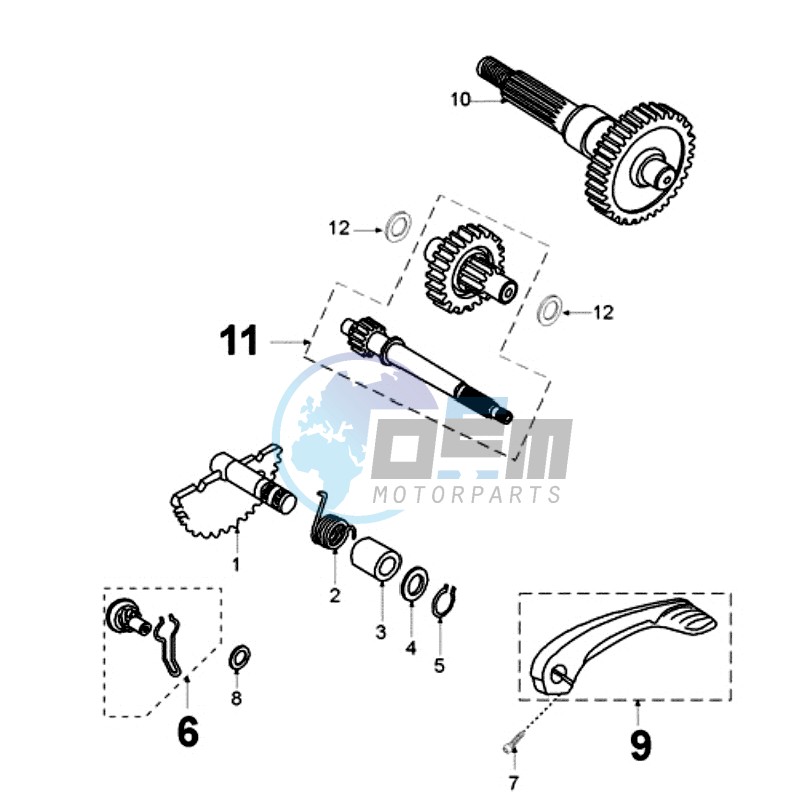 DRIVE SHAFTS / KICKSTARTER