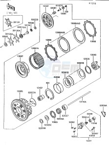 ZG 1200 B [VOYAGER XII] (B6-B9) [VOYAGER XII] drawing CLUTCH