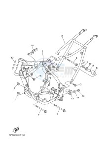 YZ85LW (1SN7 1SN9 1SP7 1SP9) drawing FRAME