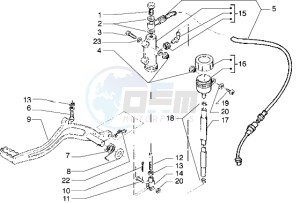 H at K 50 drawing Pedal - Master cylinder