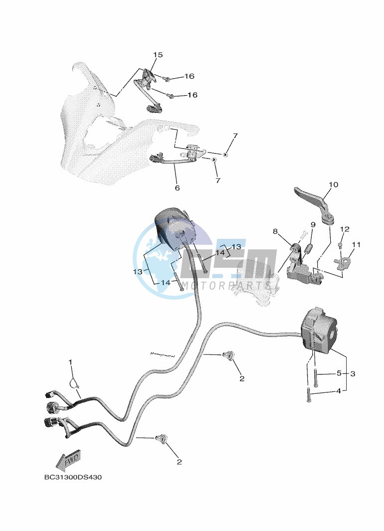 HANDLE SWITCH & LEVER