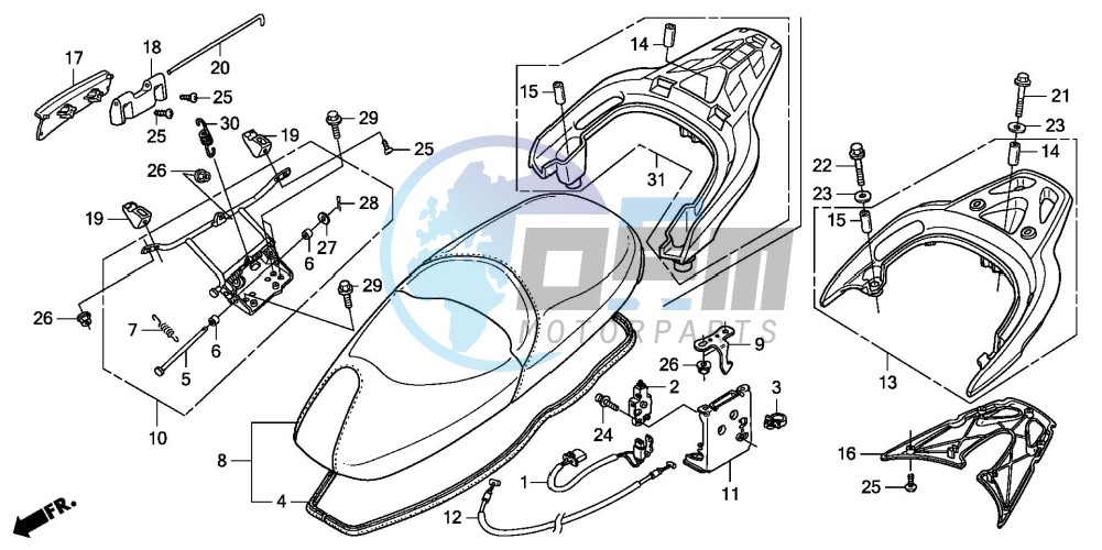 SEAT/REAR CARRIER