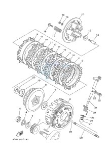 YFM250R YFM25RB RAPTOR 250 (1BTG 1BTH 1BTJ) drawing CLUTCH