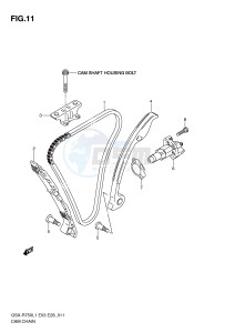 GSX-R750 (E3) drawing CAM CHAIN