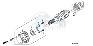 ST1300AC Pan Europoean -ST1300 CH drawing PRIMARY SHAFT