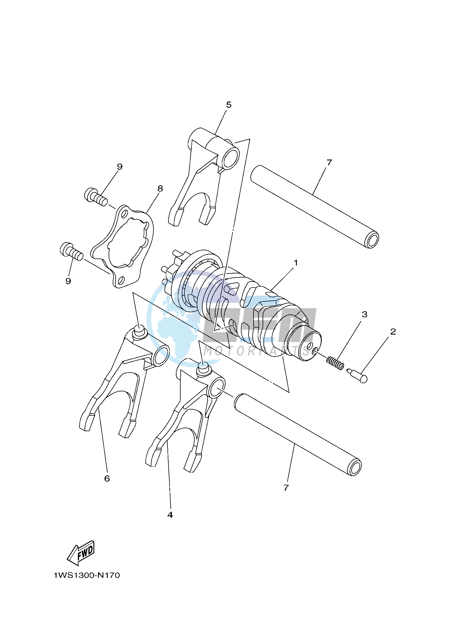 SHIFT CAM & FORK