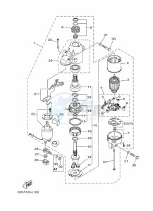 FL150FETX drawing STARTER-MOTOR