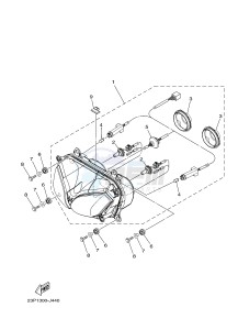 XT1200ZE SUPER TENERE ABS (2KBD 2KBE) drawing HEADLIGHT