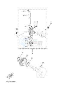 CW50 BOOSTER (2DW2 2DW2) drawing OIL PUMP