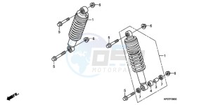 TRX500FEA Australia - (U / EC) drawing FRONT CUSHION