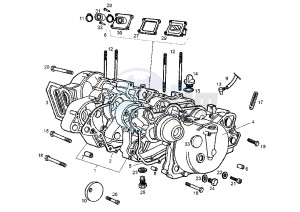 GPR REPLICA RACING EURO2 - 50 cc drawing CRANKCASE