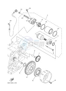 XP500 T-MAX 530 (59CM) drawing STARTER