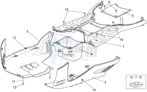 Sport City Cube 125-200 carb e3 drawing Central body II