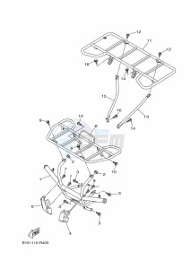 YFM700FWBD YFM70KPAK (B5K6) drawing GUARD