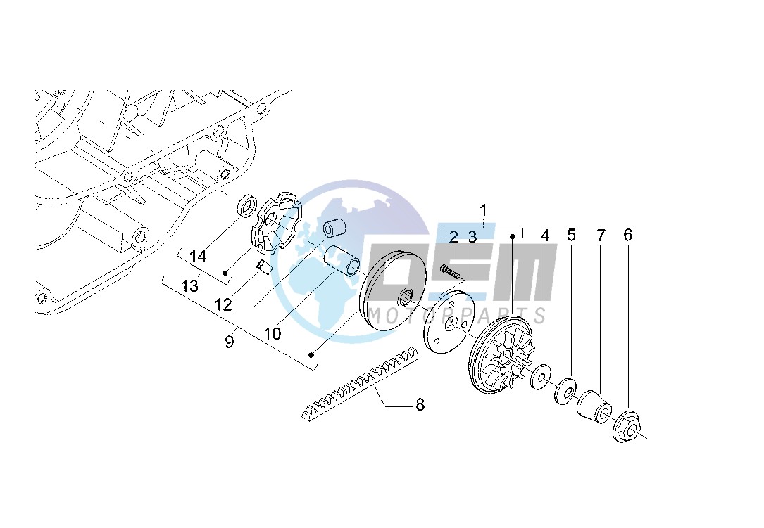 Driving pulley