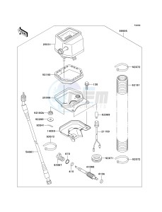 KVF 400 A [PRAIRIE 400 4X4] (A2) [PRAIRIE 400 4X4] drawing OPTIONAL PARTS -- METER- -