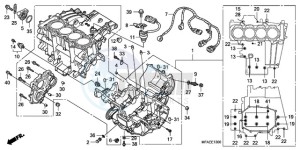 CBF1000A Europe Direct - (ED) drawing CRANKCASE