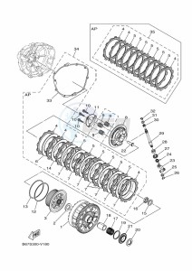 MT-10 MTN1000 (B67S) drawing CLUTCH