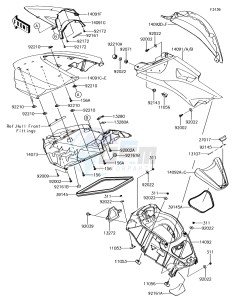 JET_SKI_ULTRA_310LX JT1500MFF EU drawing Hull Middle Fittings