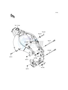 NINJA ZX-10R ABS ZX1000KFFA FR XX (EU ME A(FRICA) drawing Engine Mount