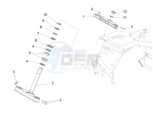 California 1400 Touring ABS USA-CND 1380 drawing Steering