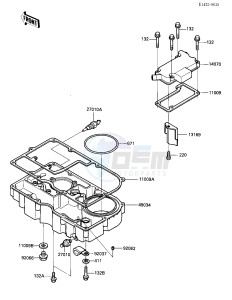 ZX 900 A [NINJA] (A1-A2) NINJA 900 drawing BREATHER COVER_OIL PAN