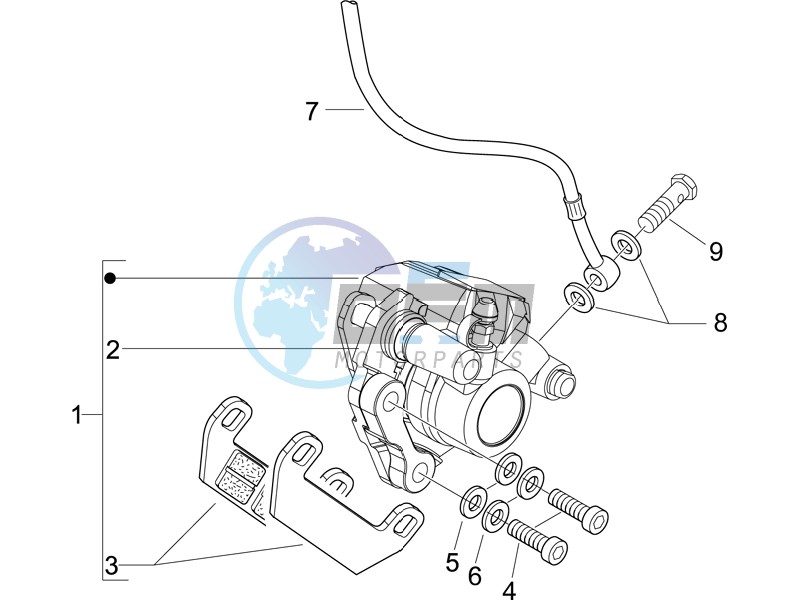 Brakes pipes - Calipers