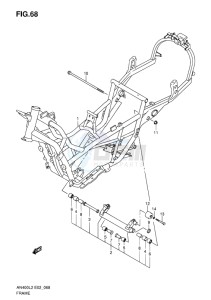 AN400Z ABS BURGMAN EU-UK drawing FRAME