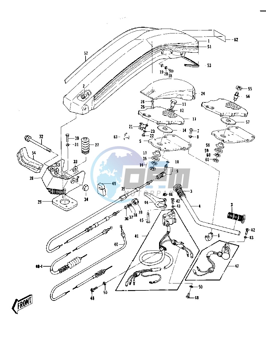 HANDLE POLE_CABLES -- JS440-A1_A1A- -