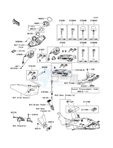 1400GTR_ABS ZG1400CBF FR GB XX (EU ME A(FRICA) drawing Ignition Switch