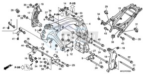 CB600FA39 UK - (E / ABS MKH ST) drawing FRAME BODY