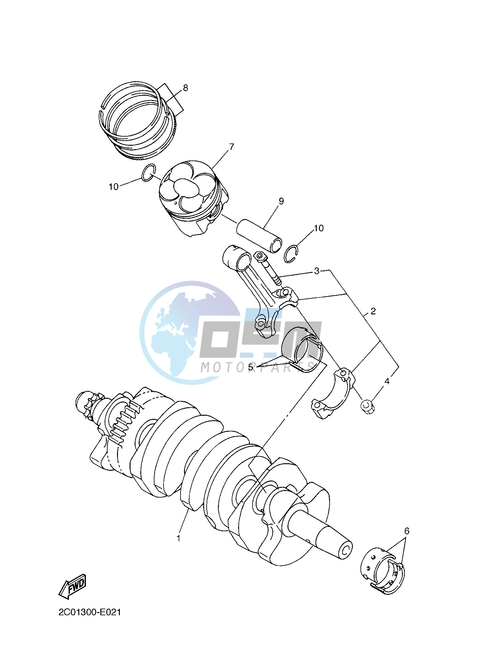 CRANKSHAFT & PISTON