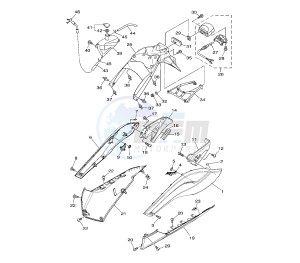 XP T-MAX ABS SV 500 drawing SIDE COVER 2