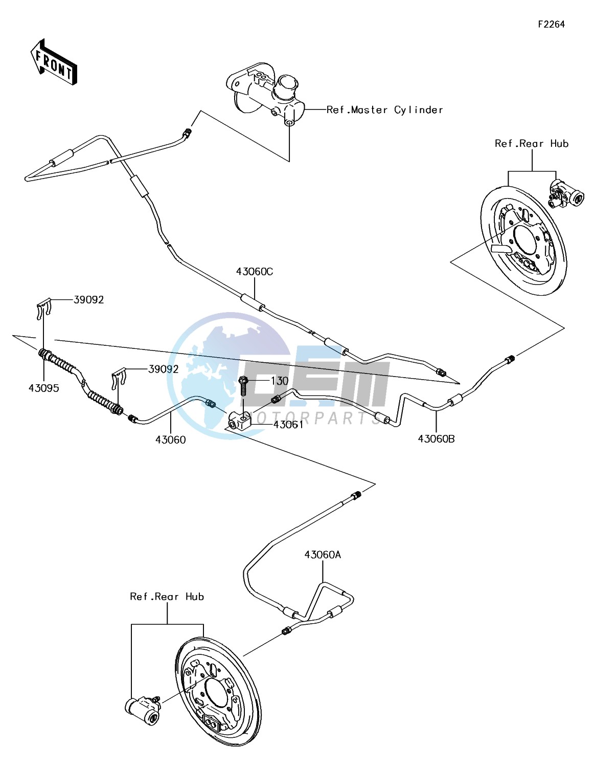 Rear Brake Piping