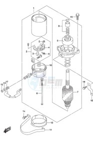 DF 25A drawing Starting Motor Remote Control