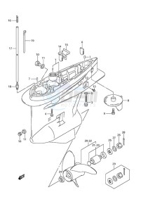 DF 200 drawing Gear Case