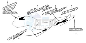 CB900F CB900F drawing MARK