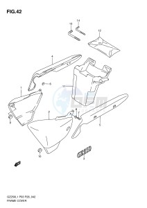 GZ250 (P3) drawing FRAME COVER