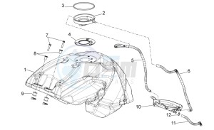 Shiver 750 drawing Fuel Tank