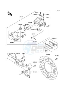 VN1600 MEAN STREAK VN1600B6F GB XX (EU ME A(FRICA) drawing Rear Brake