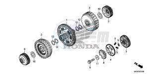 NC700DD INTEGRA E drawing CLUTCH