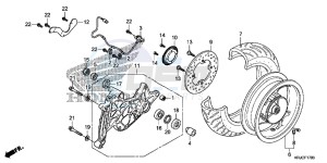 FES125AC drawing REAR WHEEL