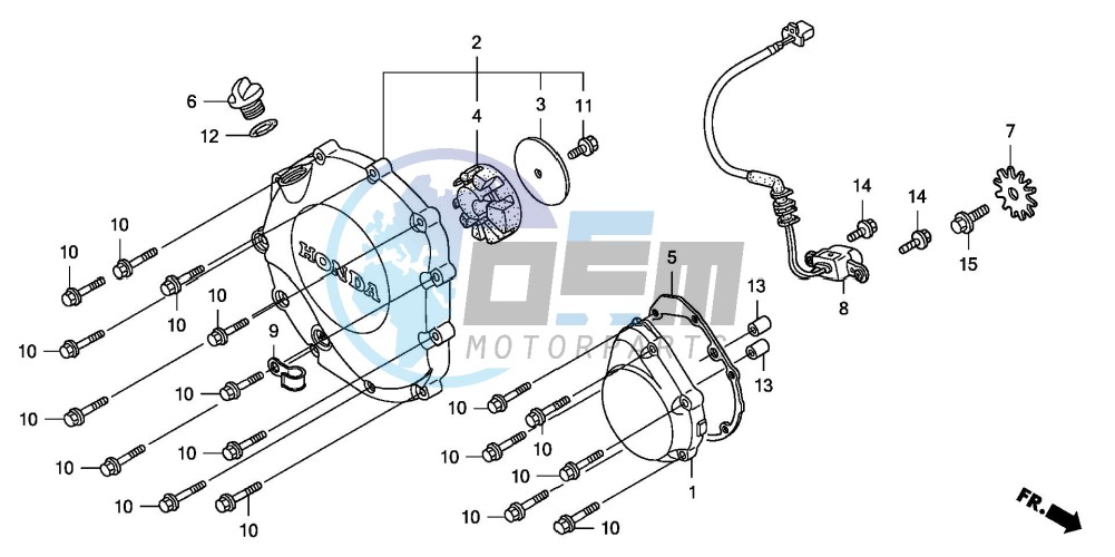 RIGHT CRANKCASE COVER