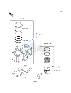 EN 500 A [VULCAN 500] (A6-A7) [VULCAN 500] drawing CYLINDER_PISTON-- S- -