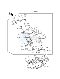 Z250SL ABS BR250FGF XX (EU ME A(FRICA) drawing Accessory(Single Seat Cover)