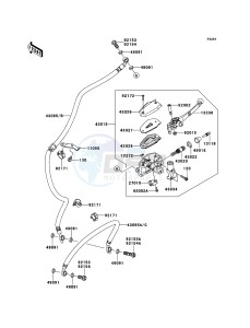 VERSYS KLE650CBF GB XX (EU ME A(FRICA) drawing Front Master Cylinder