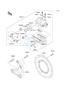 VN 1500 N [VULCAN 1500 CLASSIC FI] (N1-N3) [VULCAN 1500 CLASSIC FI] drawing REAR BRAKE