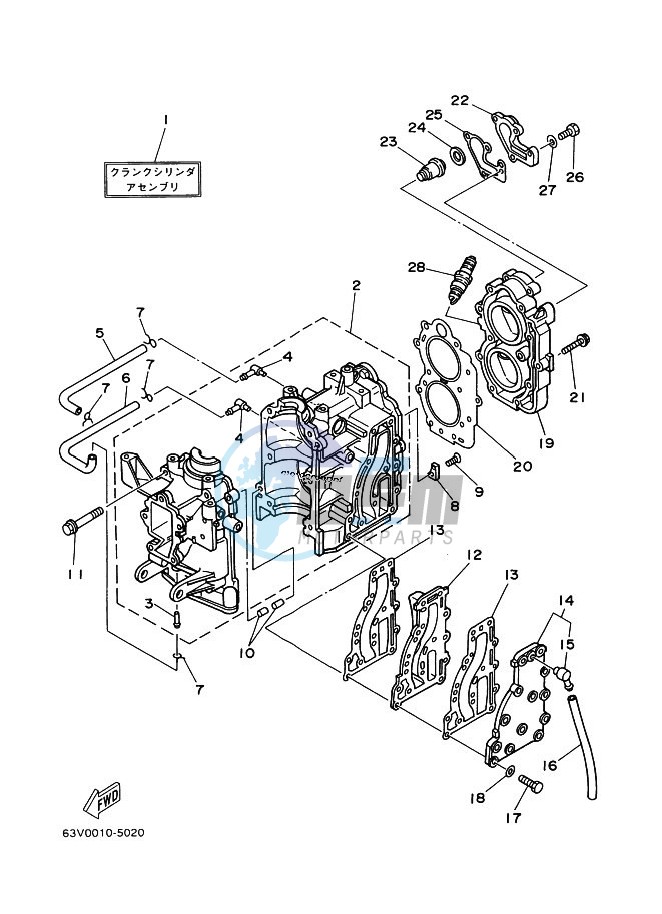 CYLINDER--CRANKCASE